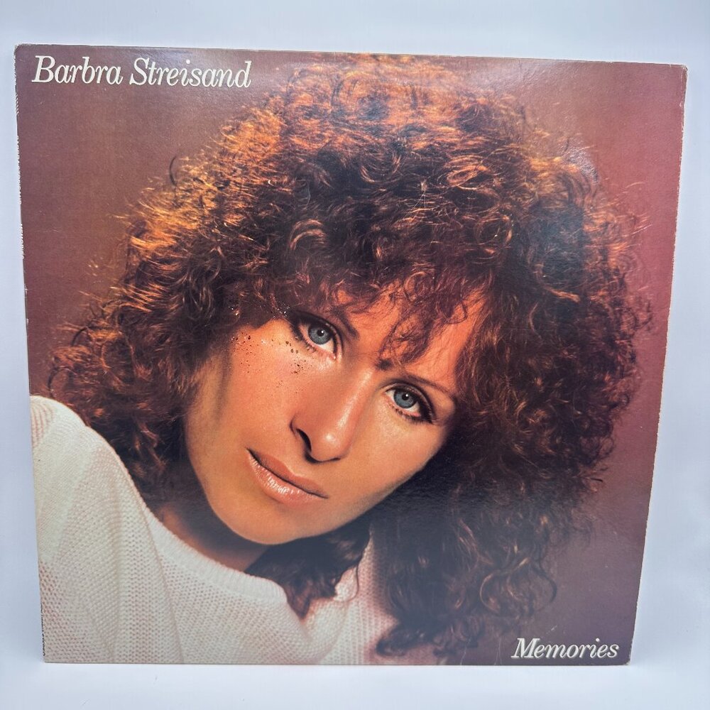 Barbra Streisand Memories Vintage 1981 Vinyl Record Love Album Colorful Sleeve